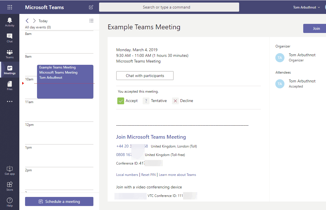 Calendar App in Microsoft Teams JiJi Technologies