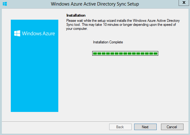 Wxindoes Azure Active Directory Sync
Services