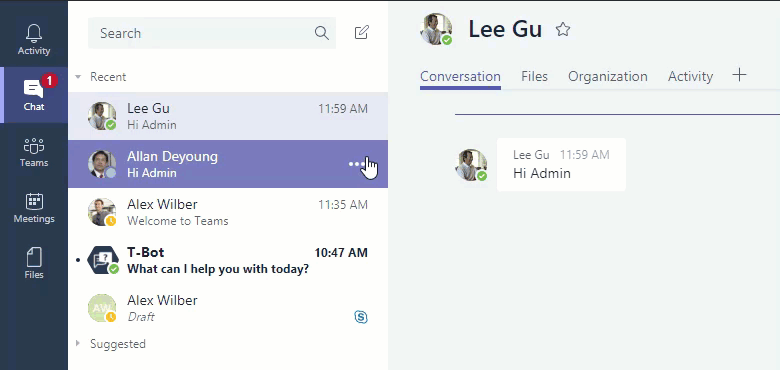 microsoft teams download meeting chat