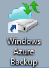 Backup agent desktop
shortcut
