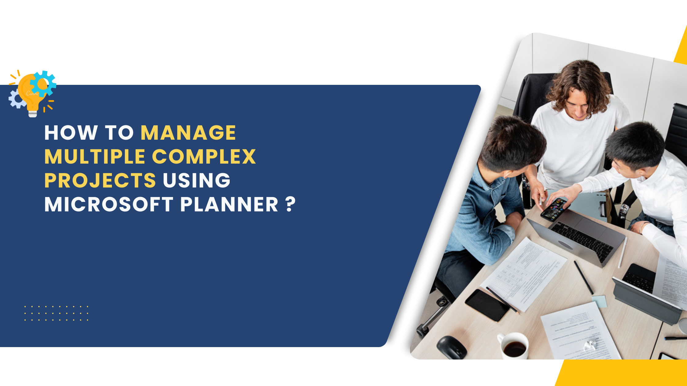 How to manage multiple complex projects using Microsoft Planner ?