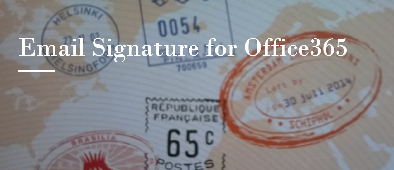 Office 365 Signature management – Set global signature for all users